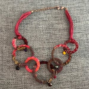 Fun, richly textured necklace.